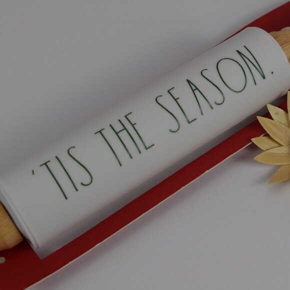 New Rae Dunn 'Tis the Season Rolling Pin Christmas Baking - Picture 2 of 4